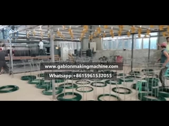 Servo motor dikendalikan Gabion Mesh Machine