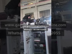 Mesin pembuatan gabion otomatis dengan servo motor