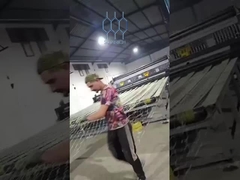 Jalur Mesin Gabion Otomatis Dari Lemparan Kawat ke Pengemasan - Kapasitas Kawat 6 mm