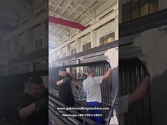 Pengiriman mesin mesh gabion servo motor berkecepatan tinggi ke India