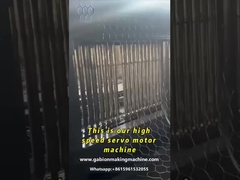Mesin Jaring Gabion Berkecepatan Tinggi Lima Servo Gabion Kotak Produksi Otomatis