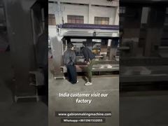 Uji Pabrik Langsung: Kinerja Mesin Gabion Mesh Ditunjukkan kepada Pembeli India