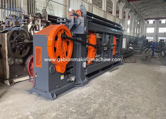 Beli 4mm Heavy Duty Gabion Basket Reinforcement Mesh Machine untuk Lebar 5500mm pembuatan online