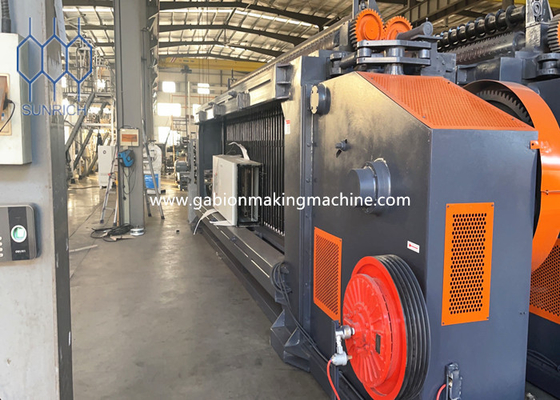 Beli Servo Motor Dikendalikan Gabion Mesh Mesin Dengan Gabion Twist Panjang Disesuaikan pembuatan online