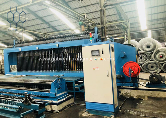 Beli 30KW Heavy Duty Gabion Box Machine Untuk 4.0mm Iron Steel Wire Weaving pembuatan online