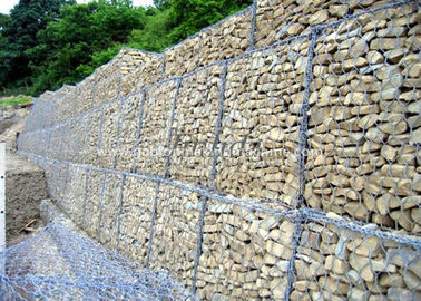 Beli Karat Bukti Gabion Box Hot Dip Galvanized Kawat Baja Karbon Rendah Gabion Mesh Cage pembuatan online