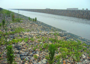 Beli Hexagonal Gabion Box 2x1x1m Ukuran Gabion Wall Cages Dengan Galvanized Wire / PVC Coated Wire pembuatan online