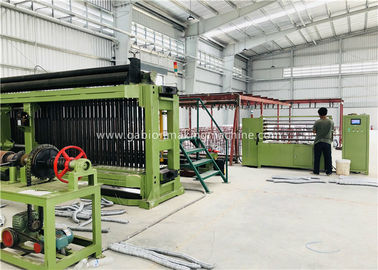 Beli Mesin Gabion Galvanized 3300mm Lebar Mesin Kawat Heksagonal Tugas Berat pembuatan online
