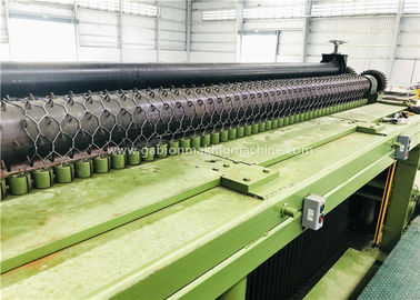 Beli 1200mm Lebar Gabion Membuat Mesin / Gabion Wire Mesh Mesin Mesh Ukuran 22x33mm pembuatan online