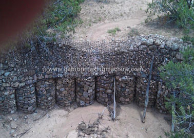 Beli Hot Dipped Hexagonal Wire Mesh / PVC Coated Kawat Gabion Baskets Untuk memperkuat kain pembuatan online