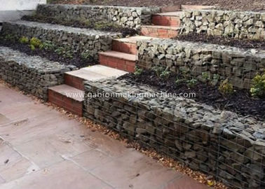 Beli Durable Gabion Box / Hot Dipped Galvanized Wire For Soil Protection Box Ukuran 2x1x1m pembuatan online