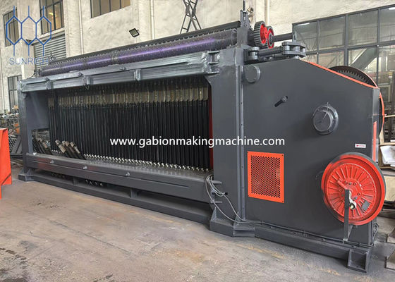 Beli Kekuatan Tarikan 400550Nmm2 Gabion Mesh Machine Featuring PVC Coated Wire Ensuring Strong Wire Mesh Manufacturing Output pembuatan online