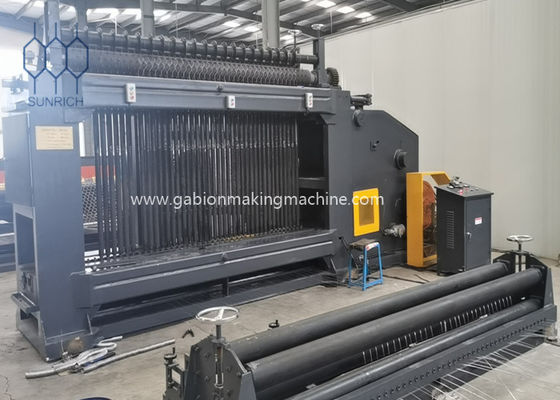 Beli Mesin Gabion Mesh 60x70mm Untuk Kawat Dilapisi PVC Dengan Lebar Tenun 2300mm pembuatan online