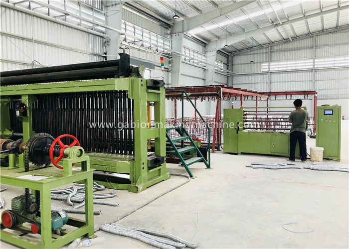 Galvanised Gabion Machine 3300mm Width Heavy Duty Hexagonal Wire Machine