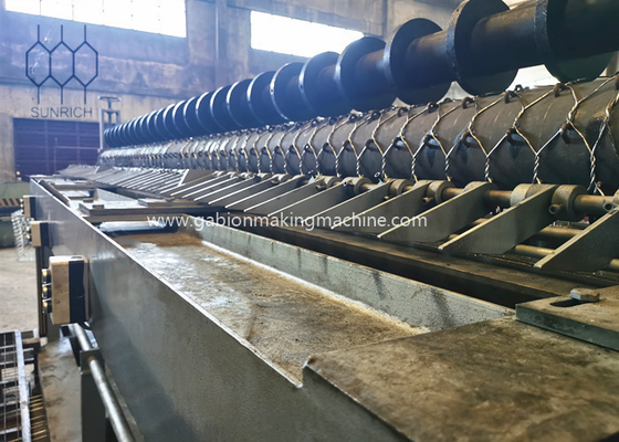 Produktivitas Tinggi 88x110mm Mesin Gabion Dengan Perbaikan Mudah