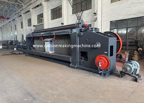 Heavy Duty Gabion Machine Untuk Galvanized Steel Wire / PVC Coated Wire Mesh Cages