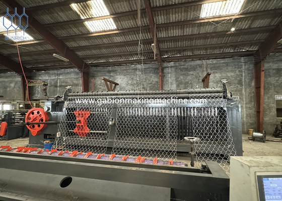 Mesin Kotak Gabion Berkapasitas Tinggi Dengan Kontrol PLC