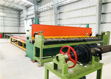 Mesin Wire Mesh Heksagonal 4300mm Lebar Bekerja Dengan Kontrol Layar Sentuh PLC