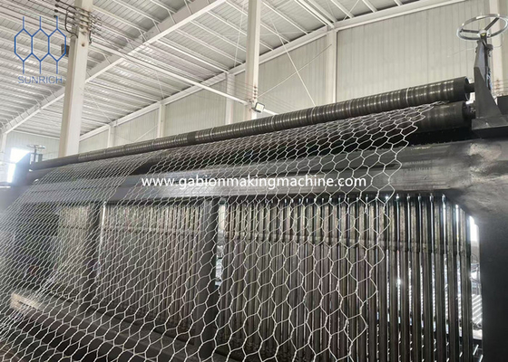 Galvanis / PVC Coated Gabion Mesin Untuk Wire Diameter 1.6mm-4.0mm