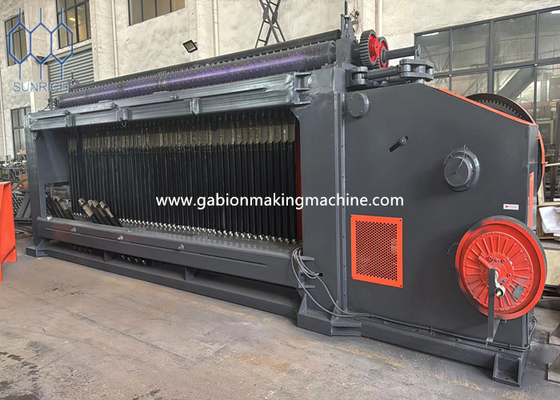1.6mm-4.0mm Wire Diameter Gabion Machine 60x80mm Ukuran Mesh Kekuatan tarik 400-550N/mm2