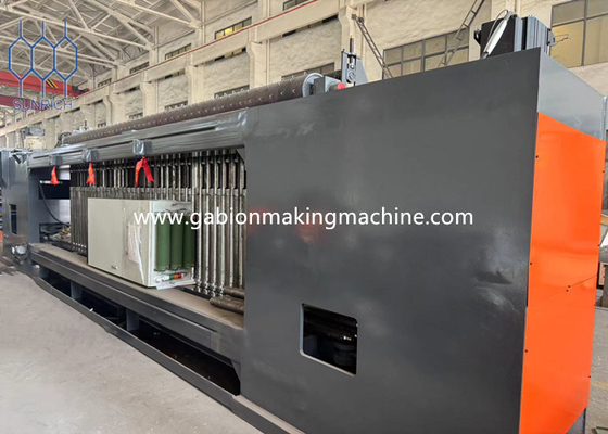 2.0mm-4.0mm Wire Diameter Gabion Basket Machine Untuk Eco Friendly Support Walls