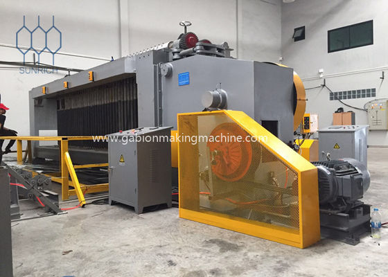 Five Twist Automatic Plc Control System Mesin Gabion Mesh Untuk Lebar Tenun 4500mm